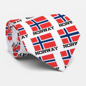 Noorse vlag stropdas (Opgerold)