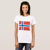 Noorse vlag t-shirt (Voorkant volledig)
