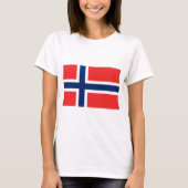 Noorse vlag t-shirt (Voorkant)
