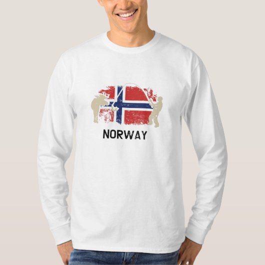 Noorse vlag t-shirt (Voorkant)