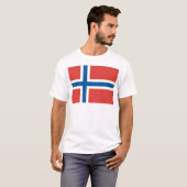 Noorse vlag t-shirt (Voorkant volledig)