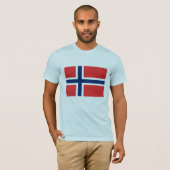 Noorse vlag t-shirt (Voorkant volledig)