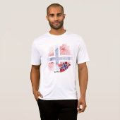 Noorse vlag t-shirt (Voorkant volledig)