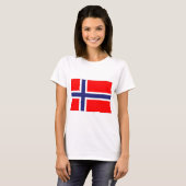 Noorse vlag t-shirt (Voorkant volledig)