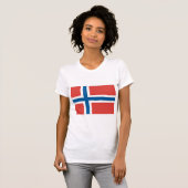 Noorse vlag t-shirt (Voorkant volledig)