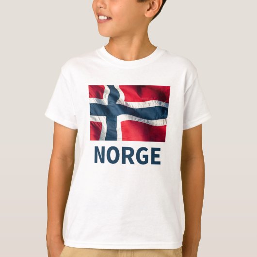 Noorse vlag t-shirt (Voorkant)