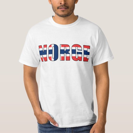 Noorse vlag t-shirt (Voorkant)