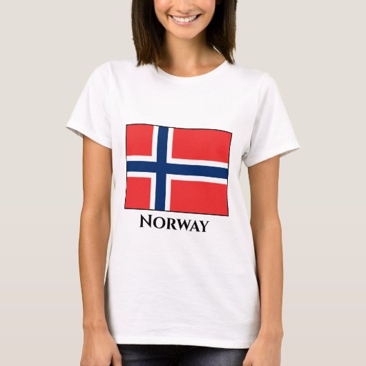 Noorse vlag t-shirt (Voorkant)