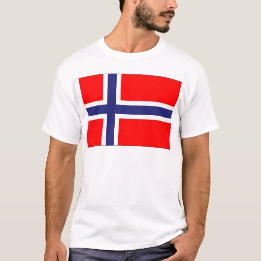 Noorse vlag t-shirt (Voorkant)