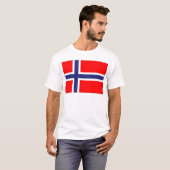 Noorse vlag t-shirt (Voorkant volledig)