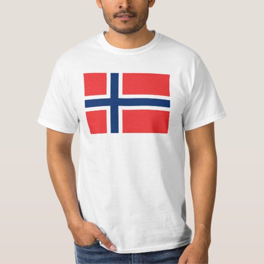 Noorse vlag t-shirt (Voorkant)