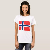 Noorse vlag t-shirt (Voorkant volledig)
