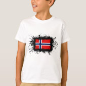 Noorse vlag t-shirt (Voorkant)