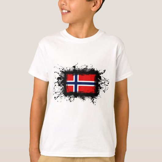 Noorse vlag t-shirt (Voorkant)