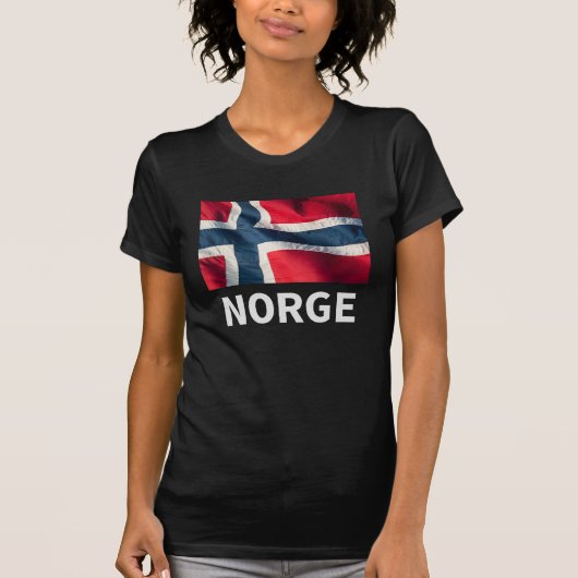 Noorse vlag t-shirt (Voorkant)