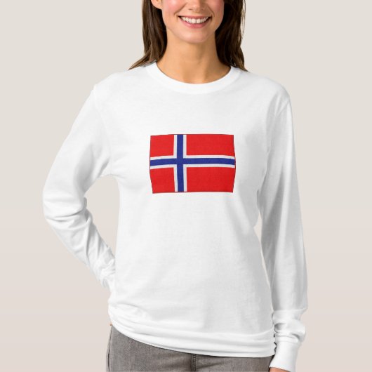Noorse vlag t-shirt (Voorkant)