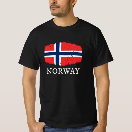 Noorse vlag t-shirt (Voorkant)