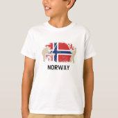 Noorse vlag t-shirt (Voorkant)