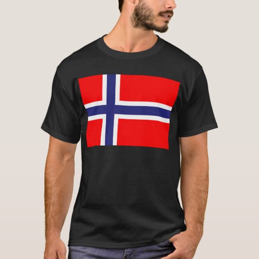 Noorse vlag t-shirt (Voorkant)