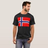 Noorse vlag t-shirt (Voorkant volledig)