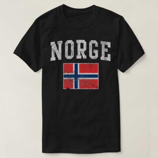  Noorse vlag T-shirt (Design voorkant)