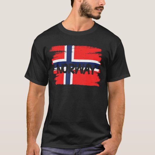 Noorse vlag t-shirt (Voorkant)