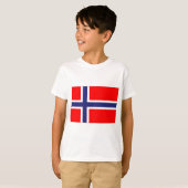 Noorse vlag t-shirt (Voorkant volledig)