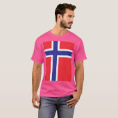 Noorse vlag t-shirt (Voorkant volledig)