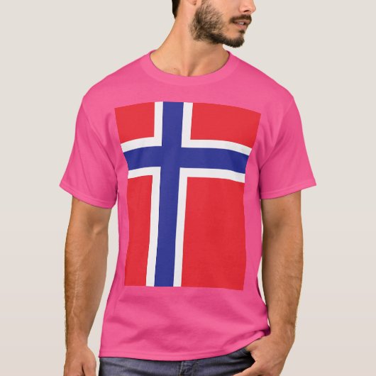 Noorse vlag t-shirt (Voorkant)