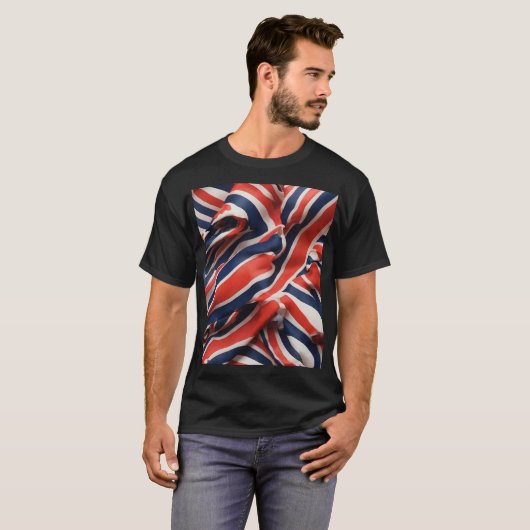 Noorse vlag t-shirt (Voorkant volledig)