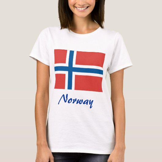 Noorse vlag t-shirt (Voorkant)