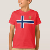 Noorse vlag t-shirt (Voorkant)