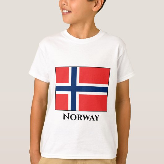 Noorse vlag t-shirt (Voorkant)