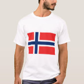 Noorse vlag t-shirt (Voorkant)