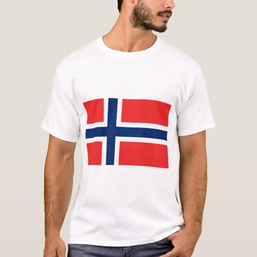 Noorse vlag t-shirt (Voorkant)