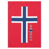 Noorse vlag tafelkleed (Voorkant)