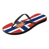 Noorse vlag teenslippers (Schuin)