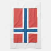 Noorse vlag theedoek (Verticaal)