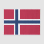 Noorse vlag tissuepapier (Voorkant)