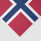 Noorse vlag tissuepapier (Detail)