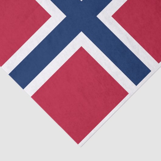 Noorse vlag tissuepapier (Detail)