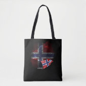 Noorse vlag tote bag (Voorkant)