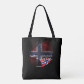 Noorse vlag tote bag (Achterkant)