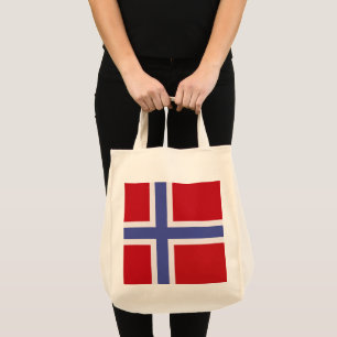 Noorse vlag tote bag