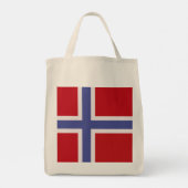 Noorse vlag tote bag (Achterkant)