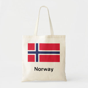 Noorse vlag tote bag