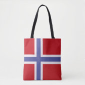 Noorse vlag tote bag (Voorkant)