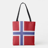 Noorse vlag tote bag (Achterkant)