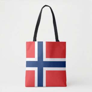 Noorse vlag tote bag