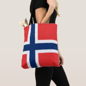 Noorse vlag tote bag (Dichtbij)